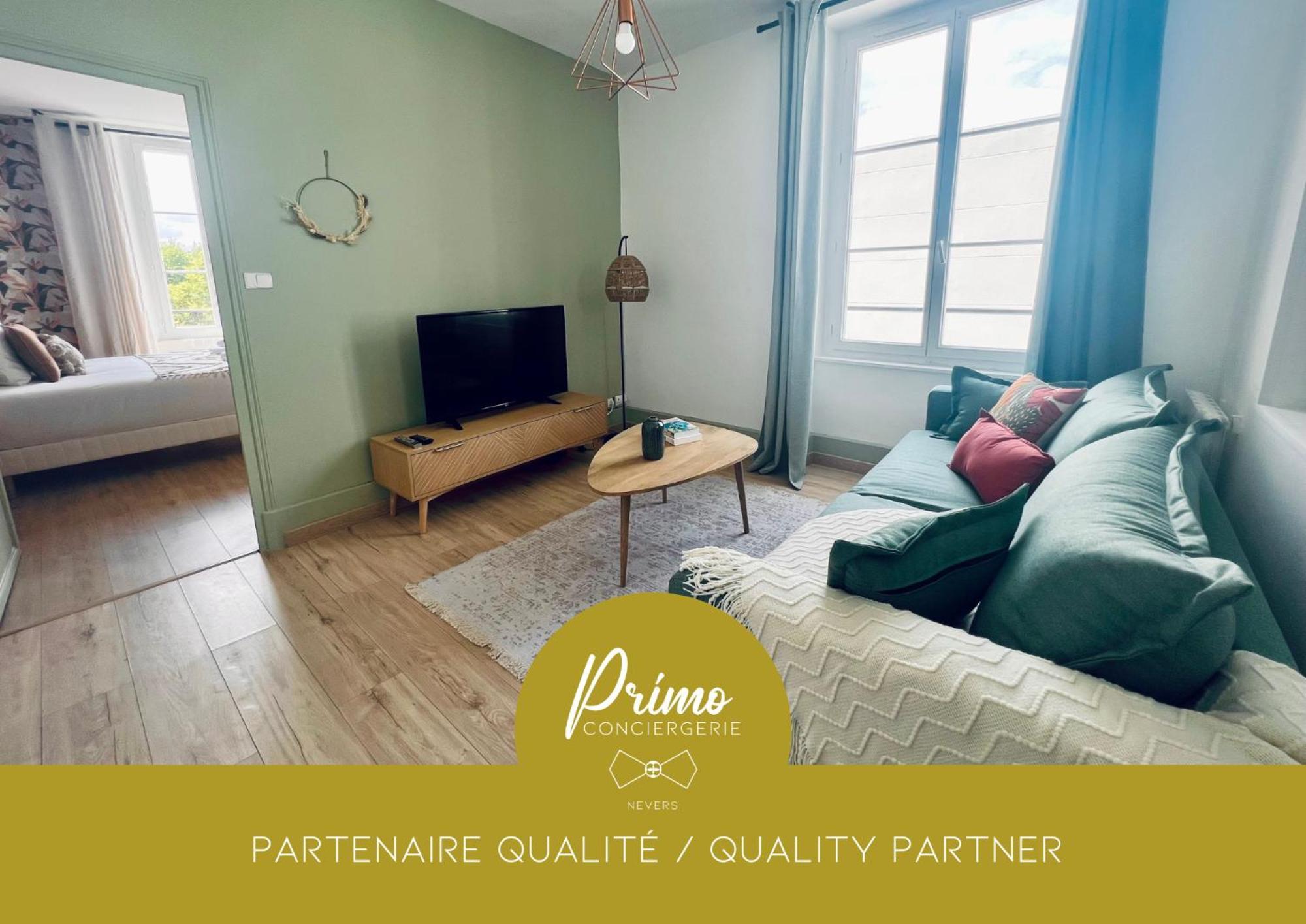 "Le Charleville", Superbe Appartement, Gare De Nevers, Service Premium By Primo C0Nciergerie Экстерьер фото
